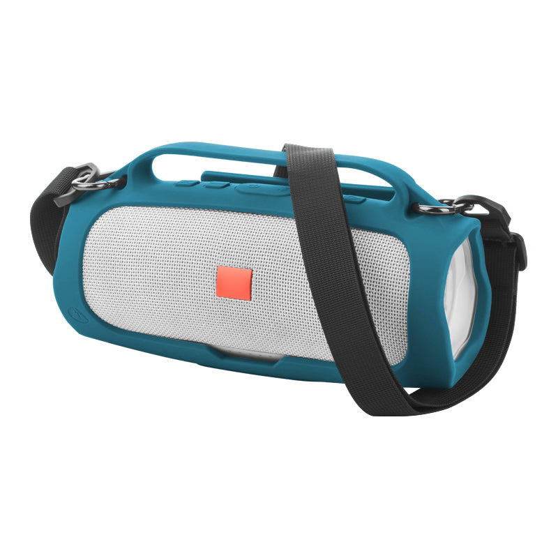 TXESIGN Silicone Sleeve for JBL Charge4 Portable Wireless Bluetooth Speaker Carrying Case with Shoulder Strap TXESIGN Silicone Sleeve for JBL Charge4 Portable Wireless Bluetooth Speaker Carrying Case with Shoulder Strap